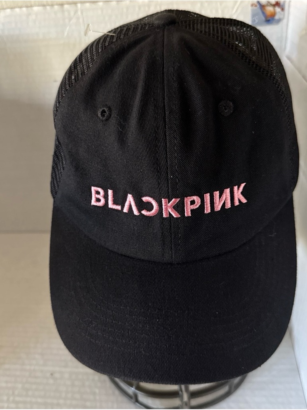 BLACKPINK Official Deadline Tour Merch Black Adjustable Baseball Cap